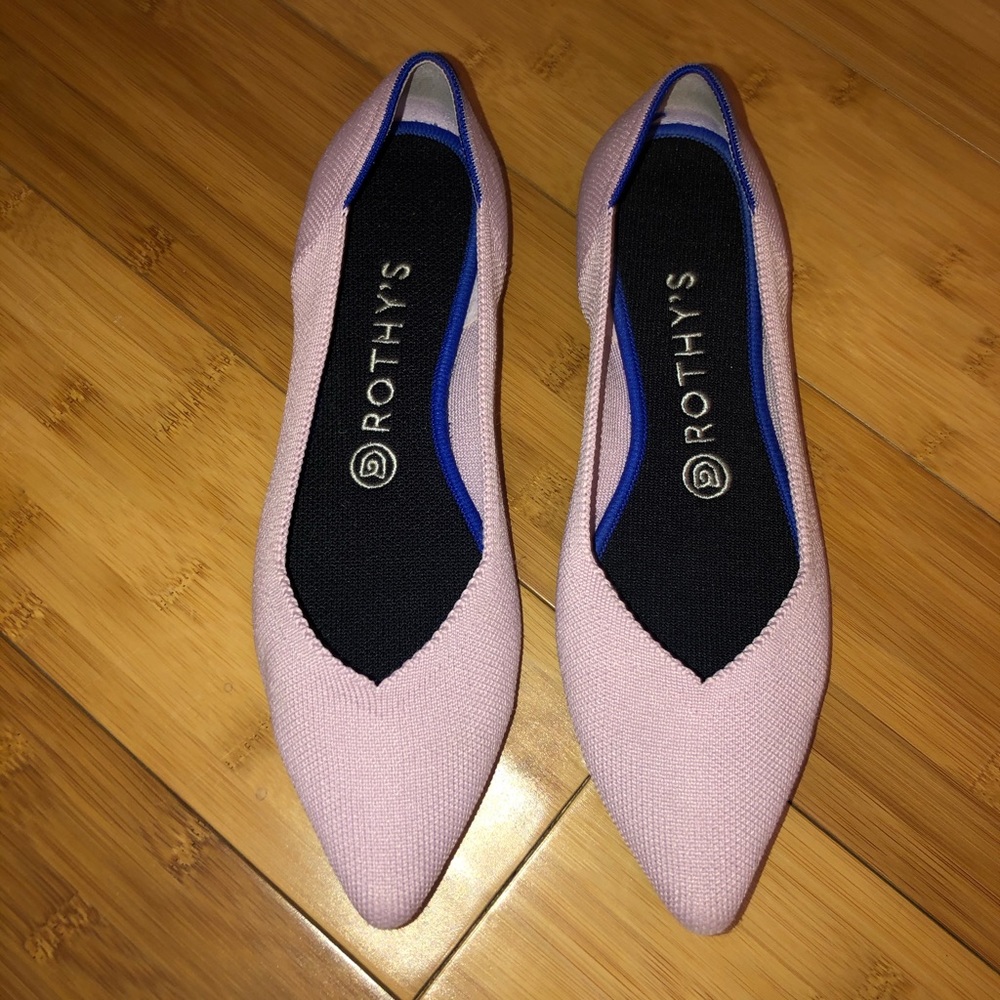 Rothy’s Petal Pink Points - Size 8.5 EUC